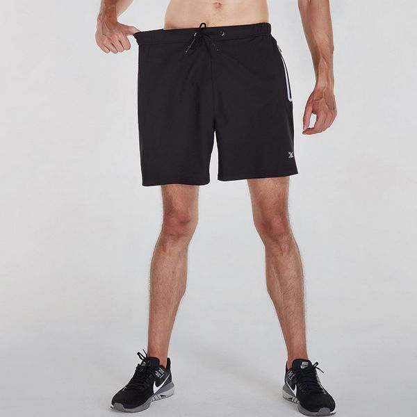 running shorts reflective men sports breathable zipper pocket soccer gym fitness clothing joggers basketball training, Black;blue
running shorts reflective men sports breathable zipper pocket soccer gym fitness clothing joggers basketball training, Black;blue