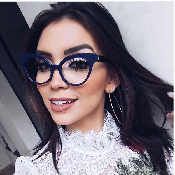 new 2020 blue frames cat eye glasses vintage eyeglass frame women men transparent glasses spectacles clear lens, Black
new 2020 blue frames cat eye glasses vintage eyeglass frame women men transparent glasses spectacles clear lens, Black