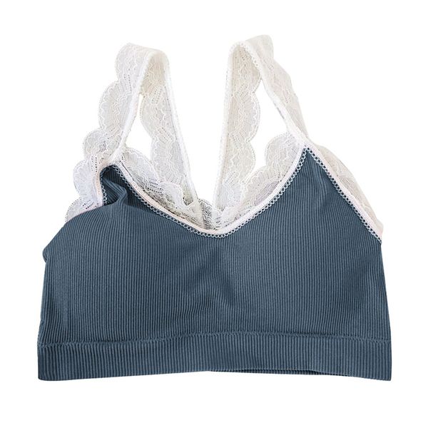 lace stitching bottoming without s ring vest new steel detachable 2019 sponge bralette bras bralette for women, Red;black
lace stitching bottoming without s ring vest new steel detachable 2019 sponge bralette bras bralette for women, Red;black