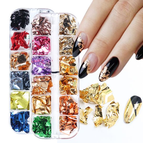 gold aluminum nail sequins glitter flakes irregular mirror paillette foil paper nails decorations manicure, Silver;gold
gold aluminum nail sequins glitter flakes irregular mirror paillette foil paper nails decorations manicure, Silver;gold