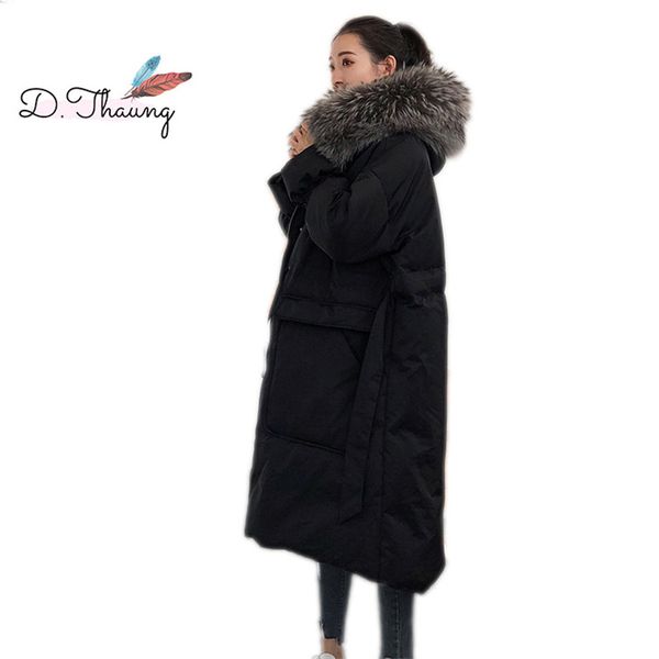 coat winter female 2018 new medium long fur collar hooded women cotton coat loose quality thickening warm ladies parkas cw647, Black
coat winter female 2018 new medium long fur collar hooded women cotton coat loose quality thickening warm ladies parkas cw647, Black