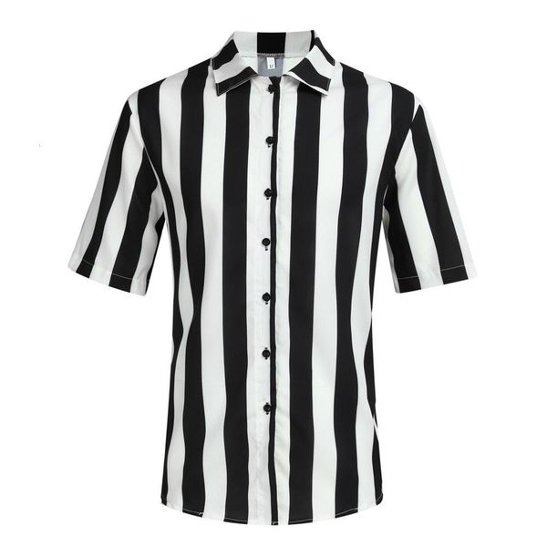 men's summer button hawaii stripped beach pocket shirt male short sleeve holiday blouses clothes vetements black white, White;black
men's summer button hawaii stripped beach pocket shirt male short sleeve holiday blouses clothes vetements black white, White;black