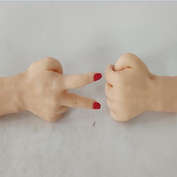 

2023 real hand female mannequin for sarees platinum silica gel arm model manicure jewelry display artificial props medical science d114, Khaki