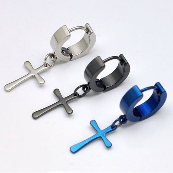 1pc fashion new cross earring/stainless steel earrings/man earrings/fashion jewelry/ing, Silver
1pc fashion new cross earring/stainless steel earrings/man earrings/fashion jewelry/ing, Silver