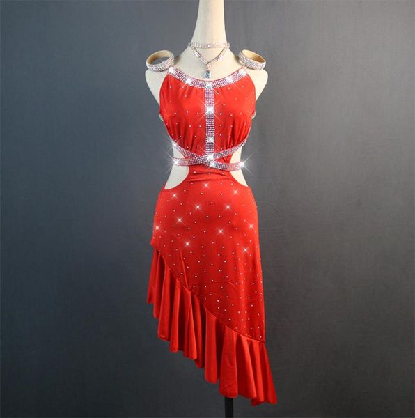custom made latin dance competition dress performance fringe skirt girls rhinestone red tassel clothing samba dance dress, Black;red
custom made latin dance competition dress performance fringe skirt girls rhinestone red tassel clothing samba dance dress, Black;red