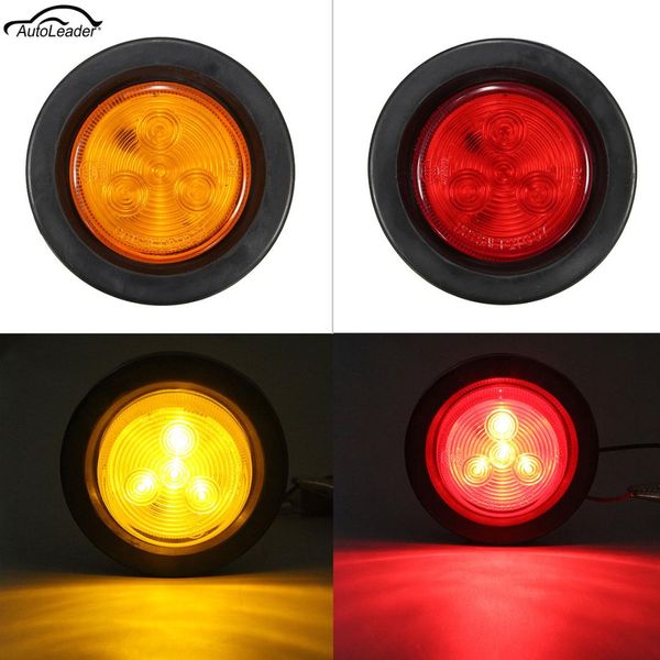 10-30v amber/red truck trailer 2'' round side marker 4 led light signal lamp reflectors truck side mark indicator warning lights
10-30v amber/red truck trailer 2'' round side marker 4 led light signal lamp reflectors truck side mark indicator warning lights