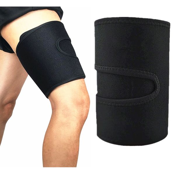 fireclub neoprene sports safety thigh leg sleeve anti-thigh strain injury protective gear professional male leggings knee pads, Black
fireclub neoprene sports safety thigh leg sleeve anti-thigh strain injury protective gear professional male leggings knee pads, Black
