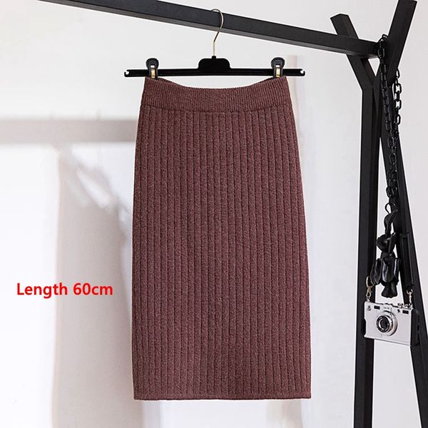 60-80cm elastic band women skirts autumn winter warm knitted straight skirt ribbed ribbed mid-long skirt black
60-80cm elastic band women skirts autumn winter warm knitted straight skirt ribbed ribbed mid-long skirt black