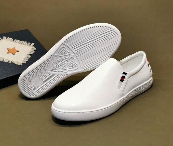luxury new mens slip on white casual low cut real leather leisure shoes set foot sneakers size 38-44, Black
luxury new mens slip on white casual low cut real leather leisure shoes set foot sneakers size 38-44, Black