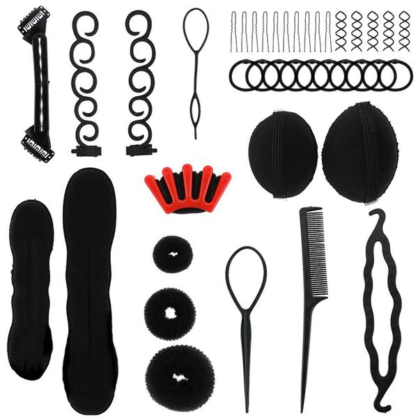 13pcs/set hair braiding tool weave braider roller hair buns maker twist styling tool diy styling accessories, Brown
13pcs/set hair braiding tool weave braider roller hair buns maker twist styling tool diy styling accessories, Brown