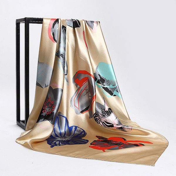 fashion luxury silk scarf 90 * 90cm square scarf simulation silk abstract hand-painted flowers and flowers ladies scarf, Blue;gray
fashion luxury silk scarf 90 * 90cm square scarf simulation silk abstract hand-painted flowers and flowers ladies scarf, Blue;gray