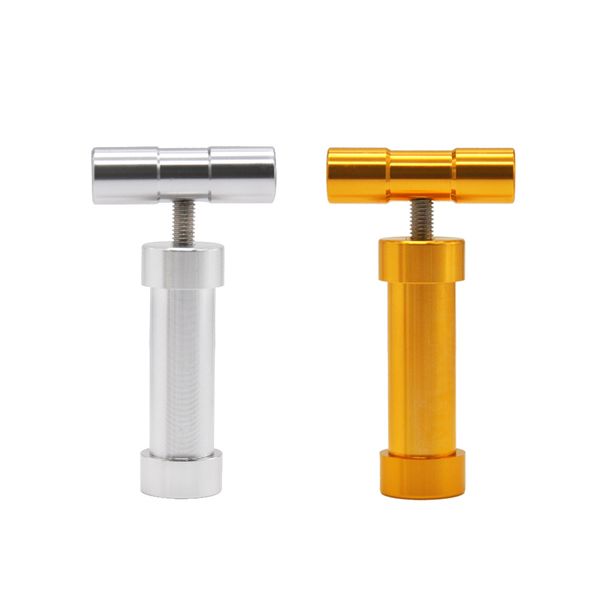 Aluminum T-shaped Hard Metal Pollen Press Presser Compressor Herb Grinder Spice Crusher Grinder Hand Muller Silver with Gift Box
Aluminum T-shaped Hard Metal Pollen Press Presser Compressor Herb Grinder Spice Crusher Grinder Hand Muller Silver with Gift Box