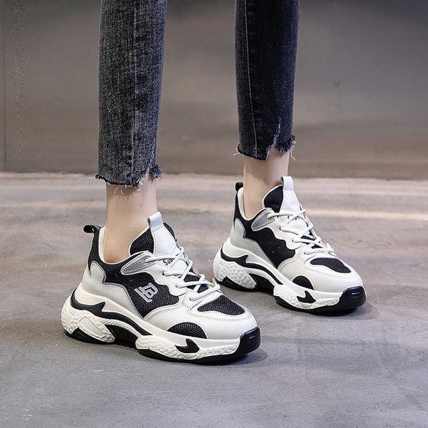 lady's leather with mesh flat sneaker women platform shoes female lace-up casual footwear, Black
lady's leather with mesh flat sneaker women platform shoes female lace-up casual footwear, Black