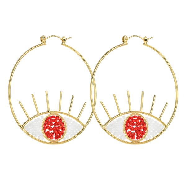 zmzy new fashion jewelry handmade miyuki seed beads evil eye earrings brinco feminino gold stainless steel earrings for women, Silver
zmzy new fashion jewelry handmade miyuki seed beads evil eye earrings brinco feminino gold stainless steel earrings for women, Silver