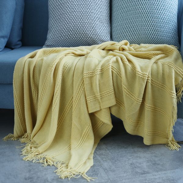 blankets cilected nordic literary pinstripe knitted blanket home air-conditioned solid color shawl bed end towel decor
blankets cilected nordic literary pinstripe knitted blanket home air-conditioned solid color shawl bed end towel decor