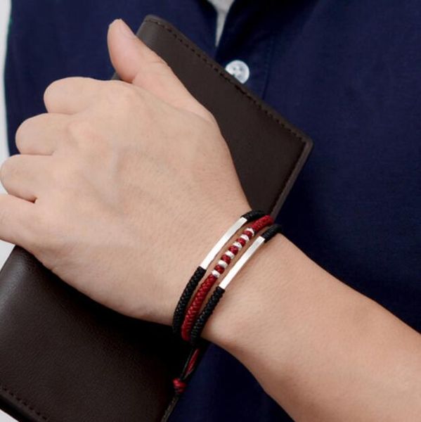 fashion-jewelry s925 sterling silver bracelets for couple handmade weave classic simple bracelets fashion of shipping, Black
fashion-jewelry s925 sterling silver bracelets for couple handmade weave classic simple bracelets fashion of shipping, Black