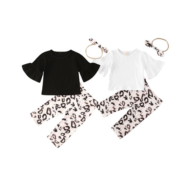 clothing sets drop baby girls leopard three piece suit lacy sleeve pullover loose elastic long pants with headband set, White
clothing sets drop baby girls leopard three piece suit lacy sleeve pullover loose elastic long pants with headband set, White