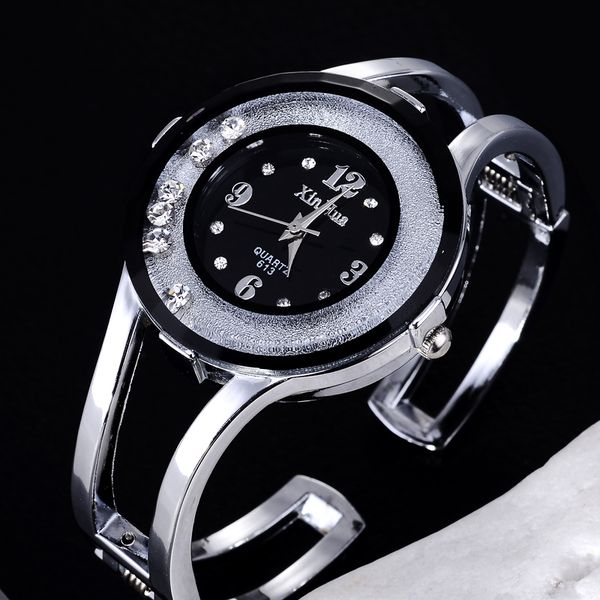 2019 xinhua fashion watches women stainless steel bracelet bangle rhinestone luxury party dress female clock relogios feminino, Slivery;brown
2019 xinhua fashion watches women stainless steel bracelet bangle rhinestone luxury party dress female clock relogios feminino, Slivery;brown