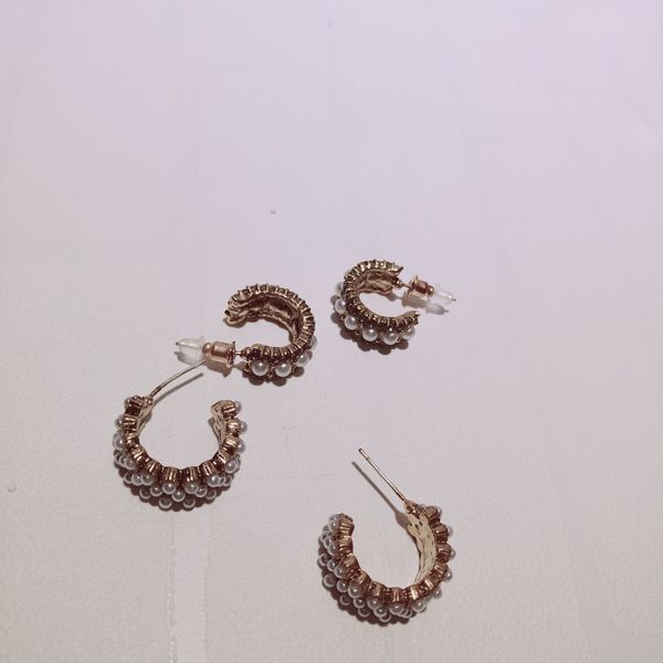fashion- new design multi pearls hoop earrings for women fashion jewelry crystal circle earrings bridal brincos wedding earring, Golden;silver
fashion- new design multi pearls hoop earrings for women fashion jewelry crystal circle earrings bridal brincos wedding earring, Golden;silver