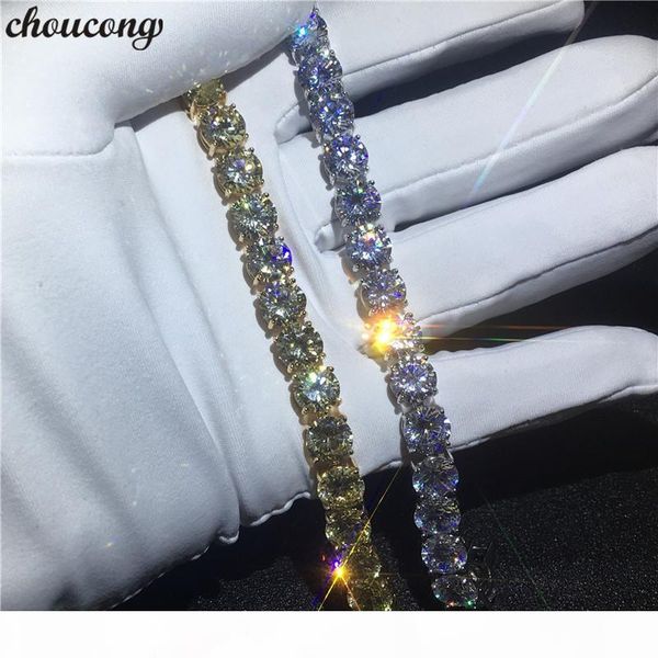 vecalon handmade tennis bracelet white yellow gold filled 8mm 5a zircon cz wedding bracelets for women fashion jewerly, Black
vecalon handmade tennis bracelet white yellow gold filled 8mm 5a zircon cz wedding bracelets for women fashion jewerly, Black