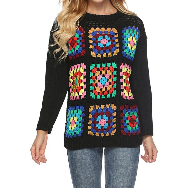 sweater women 2019 female casual long sleeve o-neck print hollow out womens jumper pullovers sweater thin pullover thumb hole, White;black
sweater women 2019 female casual long sleeve o-neck print hollow out womens jumper pullovers sweater thin pullover thumb hole, White;black