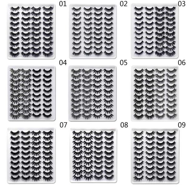 false eyelashes 20 pairs/set 10-20mm natural 3d fake lashes makeup kit mink extension
false eyelashes 20 pairs/set 10-20mm natural 3d fake lashes makeup kit mink extension