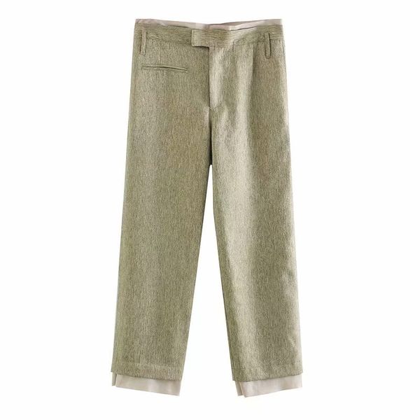 new 2020 women vintage patchwork straight pants female zipper casual pockets trousers office wear chic pantalones mujer p809, Black;white
new 2020 women vintage patchwork straight pants female zipper casual pockets trousers office wear chic pantalones mujer p809, Black;white