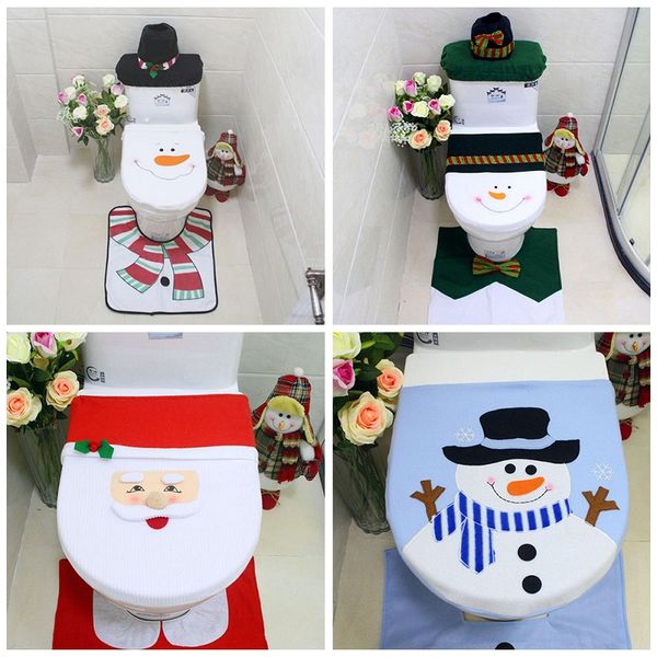 xmas toilet seat cover lid snowman santa claus christmas decoration for home single toilet cover new year's supplies
xmas toilet seat cover lid snowman santa claus christmas decoration for home single toilet cover new year's supplies