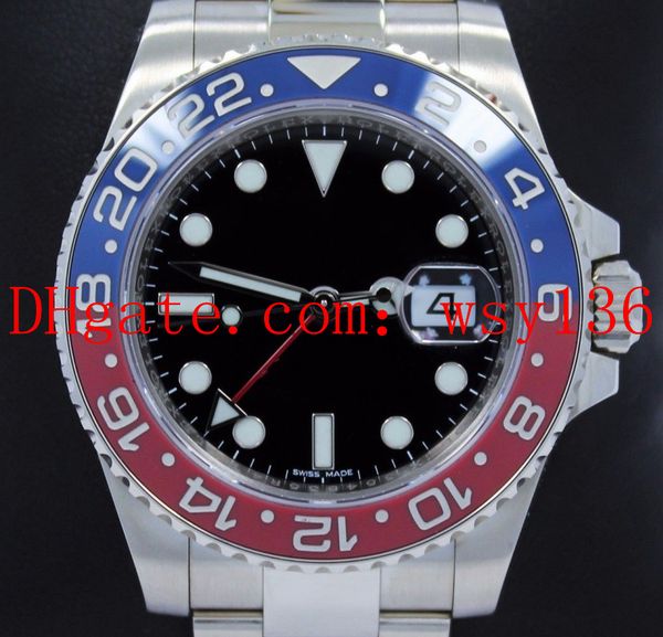 luxury gmt 116719 mens automatic movement watch blue red ceramic bezel 18k white gold 40mm men's sport wristwatches, Slivery;brown
luxury gmt 116719 mens automatic movement watch blue red ceramic bezel 18k white gold 40mm men's sport wristwatches, Slivery;brown