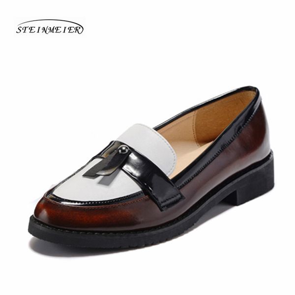 women flats oxford shoes genuine leather flat casual brown spring summer loafers sneakers shoes for women 2019 ladies, Black
women flats oxford shoes genuine leather flat casual brown spring summer loafers sneakers shoes for women 2019 ladies, Black
