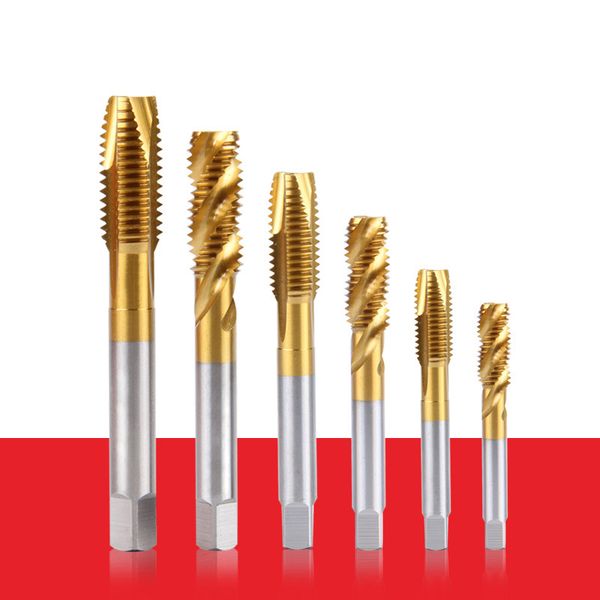 m12 tapping drill bit titanium plated straight groove spiral tap for stainless steel
m12 tapping drill bit titanium plated straight groove spiral tap for stainless steel