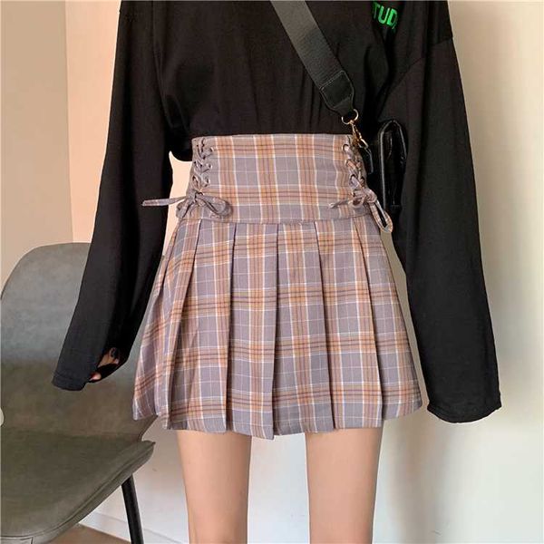 summer skirts japanese spring high waist harajuku vintage plaid skirts sweet girl lattice bow bandage basic wild short skirt, Black
summer skirts japanese spring high waist harajuku vintage plaid skirts sweet girl lattice bow bandage basic wild short skirt, Black
