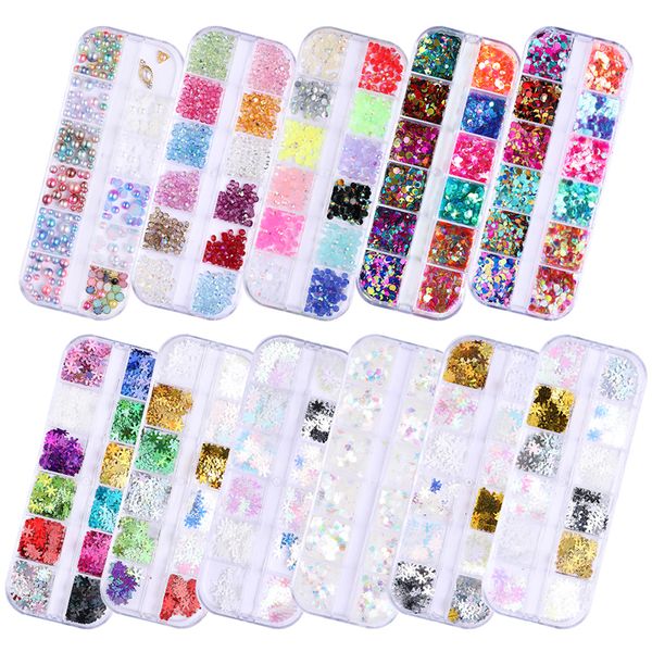 12 grids/sets nail glitter sequin mixed mirror mermaid sugar round diy flake nail art decorations, Silver;gold
12 grids/sets nail glitter sequin mixed mirror mermaid sugar round diy flake nail art decorations, Silver;gold