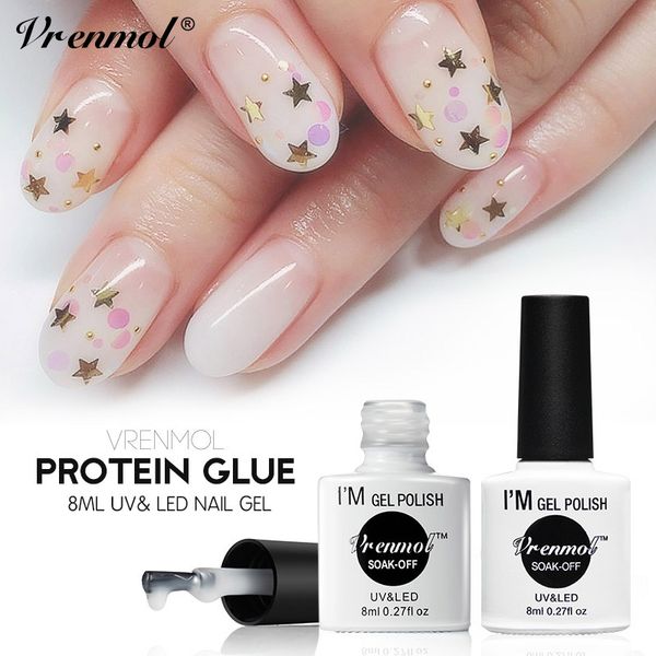 nail gel vrenmol opal jelly lacquer clear milky white permanent protein color diy soak off uv polish, Red;pink
nail gel vrenmol opal jelly lacquer clear milky white permanent protein color diy soak off uv polish, Red;pink