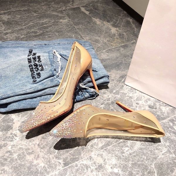 2019 high heel shoes women runway pointed toe mesh high heel shoes woman sandals wan1, Black;red
2019 high heel shoes women runway pointed toe mesh high heel shoes woman sandals wan1, Black;red