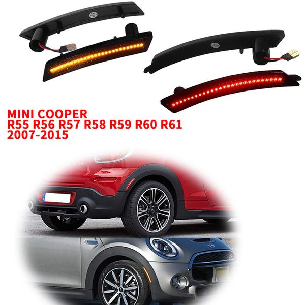 full led side marker light front rear kits for 2005-2020 mini cooper r55 r56 r57 r58 r59 r60 r61 amber/red smoke lens
full led side marker light front rear kits for 2005-2020 mini cooper r55 r56 r57 r58 r59 r60 r61 amber/red smoke lens