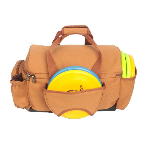 tourbon sports dynamic disc golf bag 18 discs capacity insulated cooler compartment drink holder w/ pockets canvas handbag
tourbon sports dynamic disc golf bag 18 discs capacity insulated cooler compartment drink holder w/ pockets canvas handbag