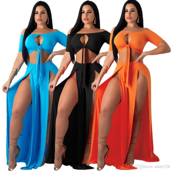 new arrived two pieces and skirt sets high split skirt +short sleeve slash neck hollow out nightclub dress outfits 2019, Black;gray
new arrived two pieces and skirt sets high split skirt +short sleeve slash neck hollow out nightclub dress outfits 2019, Black;gray