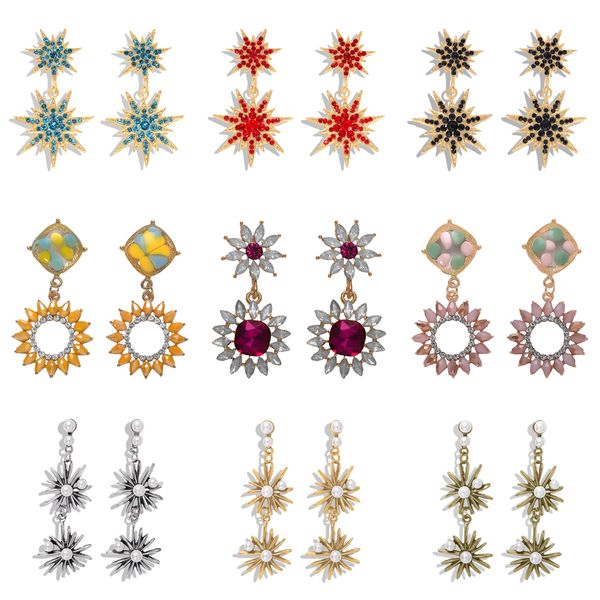 girlgo ethnic colroful rhinestone drop earrings for women trendy shiny crystal pentagram statement earrings jewelry party gifts, Silver
girlgo ethnic colroful rhinestone drop earrings for women trendy shiny crystal pentagram statement earrings jewelry party gifts, Silver