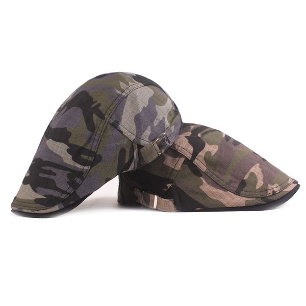 men's hat summer breathable cotton camouflage berets adjustable peaked cap hip hop caps male bone personality tongue cap, Black;white
men's hat summer breathable cotton camouflage berets adjustable peaked cap hip hop caps male bone personality tongue cap, Black;white