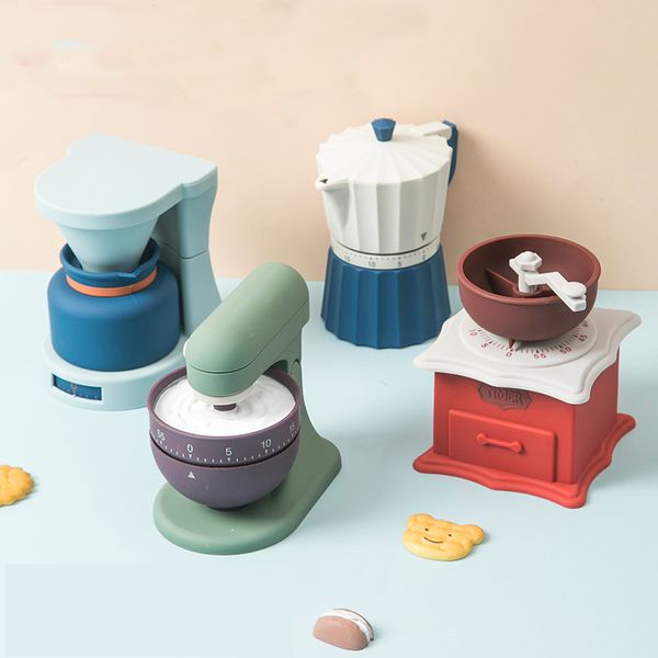 Coffee Machine Modeling Timer Creative Grinder/Coffee Machine/Moka pot Shaped Mini Mechanical Timers Ceramics Kitchen Supplies
Coffee Machine Modeling Timer Creative Grinder/Coffee Machine/Moka pot Shaped Mini Mechanical Timers Ceramics Kitchen Supplies