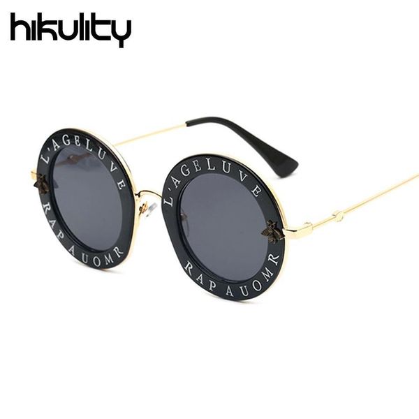 with cute bee letter round sunglasses women ladies shades retro black sun glasses female eyeglasses women frame, White;black
with cute bee letter round sunglasses women ladies shades retro black sun glasses female eyeglasses women frame, White;black