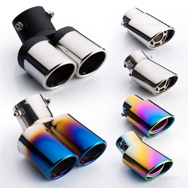 universal stainless steel car auto exhaust muffler pipe chrome trim modified car rear tip tail throat liner accessories
universal stainless steel car auto exhaust muffler pipe chrome trim modified car rear tip tail throat liner accessories