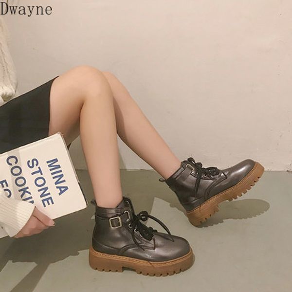 british wind boots female 2020 new wild handsome motorcycle rider boots, Black
british wind boots female 2020 new wild handsome motorcycle rider boots, Black