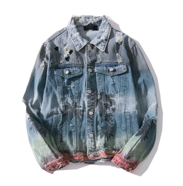 new brand mans jean coat designer hole jacket street hip hop fashion leisure wild men women jacket classic classic hand-painted coats, Black;brown
new brand mans jean coat designer hole jacket street hip hop fashion leisure wild men women jacket classic classic hand-painted coats, Black;brown