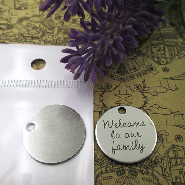 40pcs--"welcome to our family"stainless steel charms more style for choosing diy charms pendants for necklace, Bronze;silver
40pcs--"welcome to our family"stainless steel charms more style for choosing diy charms pendants for necklace, Bronze;silver
