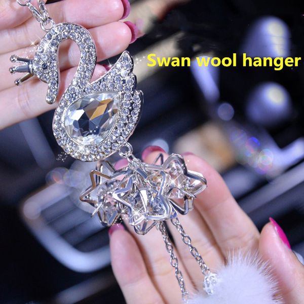 crystal double side swan pentagram car decoration hanging pendant fashion automobiles rearview mirror decor ornament accessories
crystal double side swan pentagram car decoration hanging pendant fashion automobiles rearview mirror decor ornament accessories
