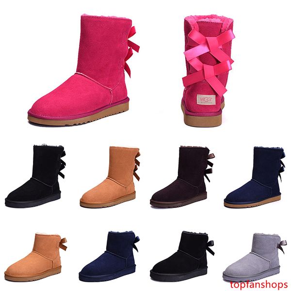 women winter snow boots fashion australia classic half short bow boots ankle knee bowknot girl lady pink red grey boot 36-41
women winter snow boots fashion australia classic half short bow boots ankle knee bowknot girl lady pink red grey boot 36-41