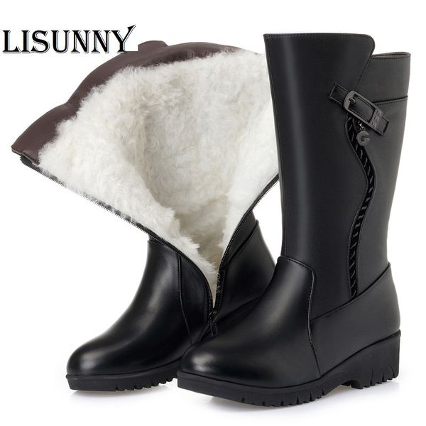 2020 women long boots large size 41 42 43 women winter boots thick wool warm female snow, Black
2020 women long boots large size 41 42 43 women winter boots thick wool warm female snow, Black
