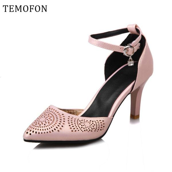 temofon classic pumps women high heel shoes blue pink black heels fashion elegant female shoes women sandals ankle strap hvt1038
temofon classic pumps women high heel shoes blue pink black heels fashion elegant female shoes women sandals ankle strap hvt1038